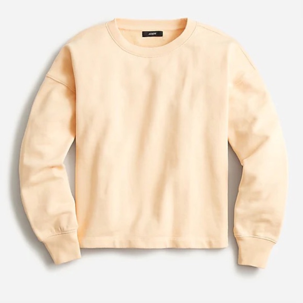 Jcrew crop sweatshirt